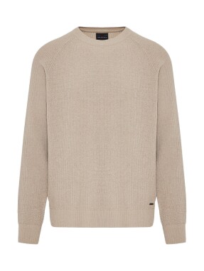 ΑΝΔΡΙΚΟ ΠΛΕΚΤΟ ΠΟΥΛΟΒΕΡ | Μπεζ M