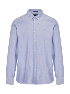 ΑΝΔΡΙΚΟ ΠΟΥΚΑΜΙΣΟ | Μπλε Ανοιχτό XL