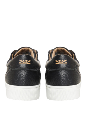 ΑΝΔΡΙΚΑ ΔΕΡΜΑΤΙΝΑ SNEAKERS | Μαύρο 42