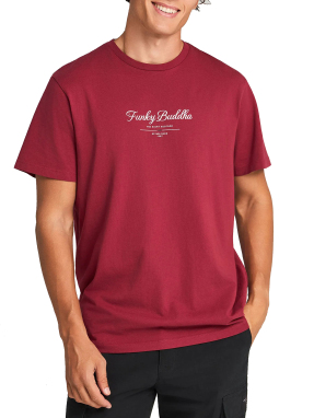 ΑΝΔΡΙΚΟ T-SHIRT ΜΕ ΤΥΠΩΜΑ | Κόκκινο M