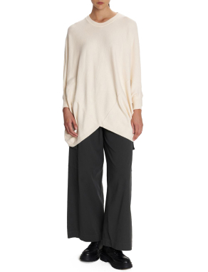 ΓΥΝΑΙΚΕΙΑ ΠΛΕΚΤΗ ΜΠΛΟΥΖΑ | Εκρού ONE SIZE