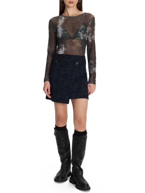 ΜΙΝΙ ΦΟΥΣΤΑ | Μπλε Σκούρο S