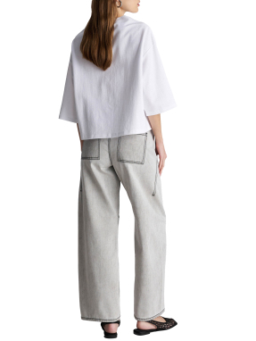 ΓΥΑΝΙΚΕΙΑ ΚΟΝΤΟΜΑΝΙΚΗ ΜΠΛΟΥΖΑ | Λευκό S