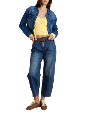 ΓΥΝΑΙΚΕΙΟ DENIM ΠΑΝΤΕΛΟΝΙ | Μπλε L