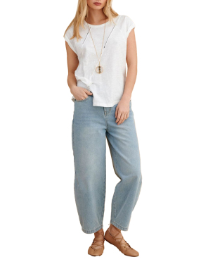 ΓΥΝΑΙΚΕΙΑ ΚΟΝΤΟΜΑΝΙΚΗ ΜΠΛΟΥΖΑ | Λευκό S