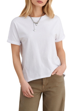 ΓΥΝΑΙΚΕΙΑ ΚΟΝΤΟΜΑΝΙΚΗ ΜΠΛΟΥΖΑ | Λευκό S