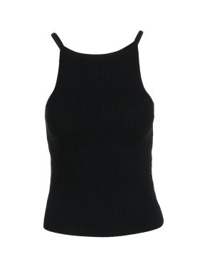 ΓΥΝΑΙΚΕΙΟ ΠΛΕΚΤΟ ΑΜΑΝΙΚΟ ΤΟΠ | Μαύρο S