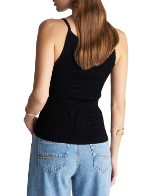 ΓΥΝΑΙΚΕΙΟ ΠΛΕΚΤΟ ΑΜΑΝΙΚΟ ΤΟΠ | Μαύρο S