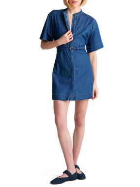 ΜΙΝΙ DENIM ΦΟΡΕΜΑ | Μπλε S