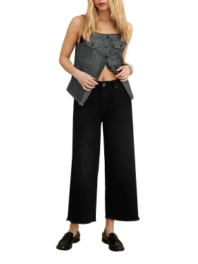 ΓΥΝΑΙΚΕΙΟ DENIM ΠΑΝΤΕΛΟΝΙ | Μαύρο S