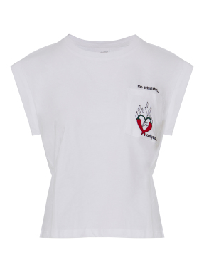 ΓΥΝΑΙΚΕΙΟ ΑΜΑΝΙΚΟ ΤΟΠ | Λευκό S