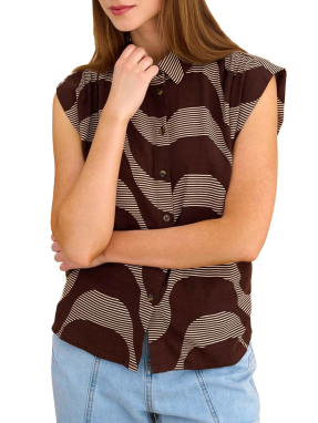 ΓΥΝΑΙΚΕΙΟ ΑΜΑΝΙΚΟ ΠΟΥΚΑΜΙΣΟ | Καφέ XL