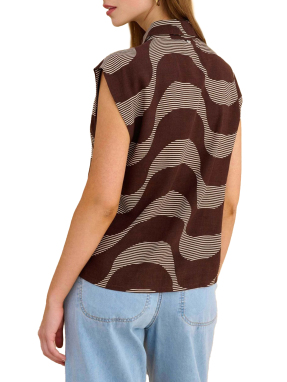 ΓΥΝΑΙΚΕΙΟ ΑΜΑΝΙΚΟ ΠΟΥΚΑΜΙΣΟ | Καφέ XL