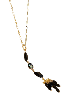 ΓΥΝΑΙΚΕΙΟ ΚΟΛΙΕ | Μαύρο-Χρυσό ONE SIZE