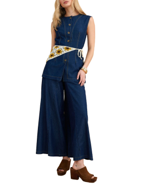 ΓΥΝΑΙΚΕΙΟ DENIM ΓΙΛΕΚΟ | Μπλε Σκούρο S