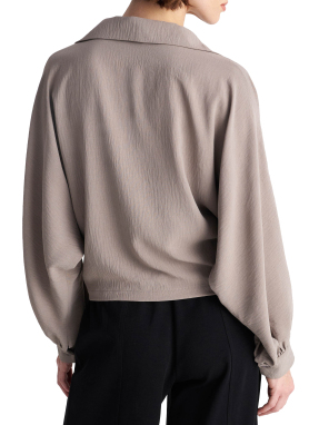 ΓΥΝΑΙΚΕΙΑ ΚΡΟΥΑΖΕ ΜΠΛΟΥΖΑ | Γκρι S