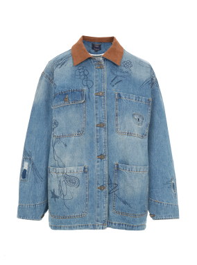 ΓΥΝΑΙΚΕΙΟ DENIM JACKET | Μπλε Ανοιχτό M