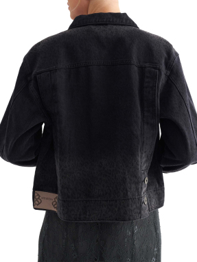 ΓΥΝΑΙΚΕΙΟ DENIM ΜΠΟΥΦΑΝ | Μαύρο M