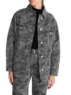 ΓΥΝΑΙΚΕΙΟ DENIM JACKET | Γκρι GREY S