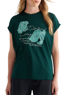 ΓΥΝΑΙΚΕΙΟ T-SHIRT | Πράσινο S