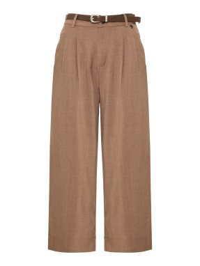 ΓΥΝΑΙΚΕΙΟ ΠΑΝΤΕΛΟΝΙ ΜΕ ΖΩΝΗ | Καφέ Ανοιχτό S