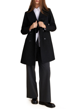 ΓΥΝΑΙΚΕΙΟ ΗΜΙΠΑΛΤΟ | Μαύρο S