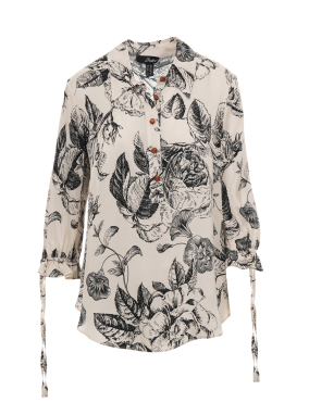 ΓΥΝΑΙΚΕΙΑ ΜΑΚΡΥΜΑΝΙΚΗ ΜΠΛΟΥΖΑ | Floral EU 58