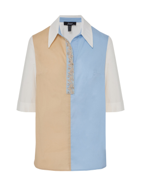 ΓΥΝΑΙΚΕΙΑ ΚΟΝΤΟΜΑΝΙΚΗ ΜΠΛΟΥΖΑ | Πολύχρωμο EU 56