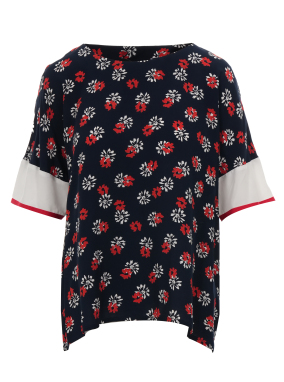 ΓΥΝΑΙΚΕΙΑ ΚΟΝΤΟΜΑΝΙΚΗ ΜΠΛΟΥΖΑ | Μπλε Σκούρο EU 54