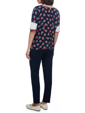 ΓΥΝΑΙΚΕΙΑ ΚΟΝΤΟΜΑΝΙΚΗ ΜΠΛΟΥΖΑ | Μπλε Σκούρο EU 54