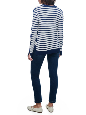 ΓΥΝΑΙΚΕΙΑ ΜΑΚΡΥΜΑΝΙΚΗ ΜΠΛΟΥΖΑ | Ριγέ  S