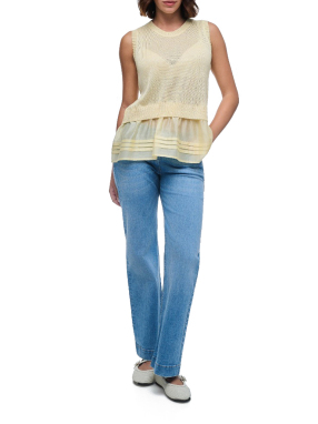 ΓΥΝΑΙΚΕΙΟ DENIM ΠΑΝΤΕΛΟΝΙ | Μπλε Ανοιχτό EU 54