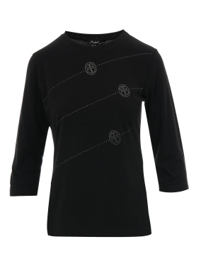 ΓΥΝΑΙΚΕΙΑ ΜΑΚΡΥΜΑΝΙΚΗ ΜΠΛΟΥΖΑ | Μαύρο EU 44