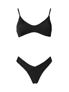 ΓΥΝΑΙΚΕΙΟ ΜΠΙΚΙΝΙ ΣΕΤ ASTRID | Μαύρο BLACK CURLY XS