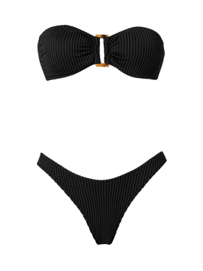 ΓΥΝΑΙΚΕΙΟ ΜΠΙΚΙΝΙ ΣΕΤ MELITA | Μαύρο BLACK CURLY XS