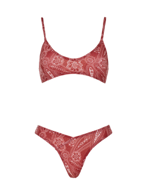 ΓΥΝΑΙΚΕΙΟ ΜΠΙΚΙΝΙ ΣΕΤ ASTRID | Κόκκινο PAISLEY RED S