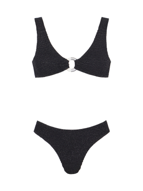 ΓΥΝΑΙΚΕΙΟ ΜΠΙΚΙΝΙ ΣΕΤ ALI METALLIC | Μαύρο METALLIC BLACK XS/S