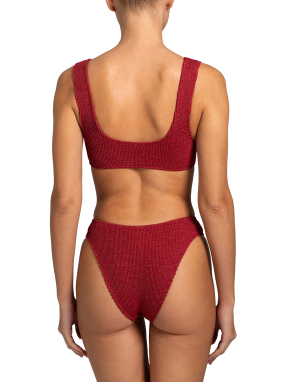 ΓΥΝΑΙΚΕΙΟ ΜΠΙΚΙΝΙ ΣΕΤ AUGUST | Κόκκινο METALLIC RED XS/S