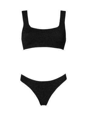 ΓΥΝΑΙΚΕΙΟ ΜΠΙΚΙΝΙ ΣΕΤ AUGUST | Μαύρο METALLIC BLACK XS/S
