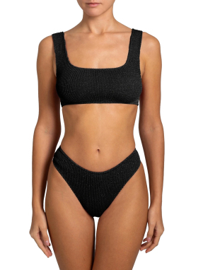 ΓΥΝΑΙΚΕΙΟ ΜΠΙΚΙΝΙ ΣΕΤ AUGUST | Μαύρο METALLIC BLACK XS/S