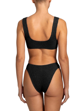 ΓΥΝΑΙΚΕΙΟ ΜΠΙΚΙΝΙ ΣΕΤ AUGUST | Μαύρο METALLIC BLACK XS/S