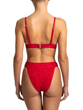 ΓΥΝΑΙΚΕΙΟ ΜΠΙΚΙΝΙ ΣΕΤ FERNANDA | Κόκκινο LIPSTICK JACQUARD S
