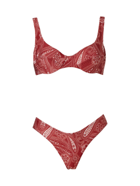 ΓΥΝΑΙΚΕΙΟ ΜΠΙΚΙΝΙ ΣΕΤ IRINI | Κόκκινο PAISLEY RED S