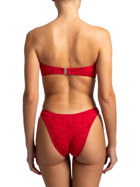 ΓΥΝΑΙΚΕΙΟ ΜΠΙΚΙΝΙ ΣΕΤ MELITA | Κόκκινο LIPSTICK JACQUARD XS
