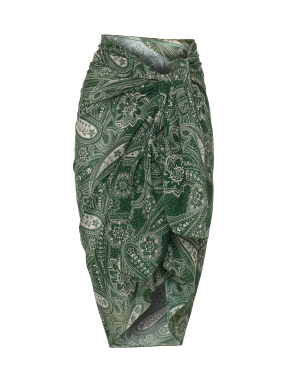 ΓΥΝΑΙΚΕΙΟ ΠΑΡΕΟ JANE | Πράσινο Σκούρο PAISLEY GREEN ONE SIZE