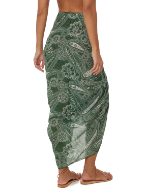 ΓΥΝΑΙΚΕΙΟ ΠΑΡΕΟ JANE | Πράσινο Σκούρο PAISLEY GREEN ONE SIZE