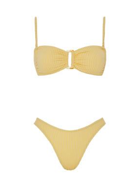 ΓΥΝΑΙΚΕΙΟ ΜΠΙΚΙΝΙ ΣΕΤ MELITA | Κίτρινο Ανοιχτό BUTTER CURLY XS