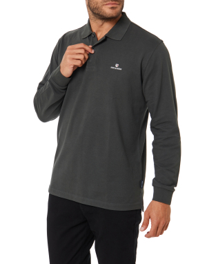 ΑΝΔΡΙΚΗ ΜΠΛΟΥΖΑ POLO | Γκρι Σκούρο XL
