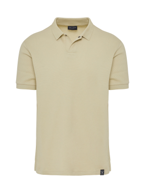 ΑΝΔΡΙΚΗ POLO ΜΠΛΟΥΖΑ | Μπεζ XXL