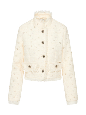 ΓΥΝΑΙΚΕΙΟ TWEED ΣΑΚΑΚΙ | Εκρού S